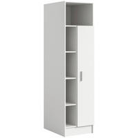 HOCHSCHRANK 50/195/62 cm  - Silberfarben/Weiß, Basics, Holzwerkstoff/Kunststoff (50/195/62cm) - MID.YOU
