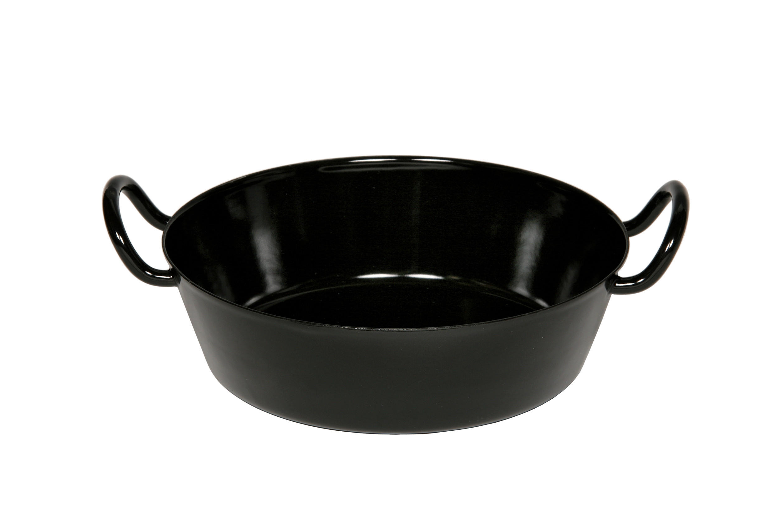 BRATPFANNE  - Schwarz, KONVENTIONELL, Metall (34/8,2cm) - Riess