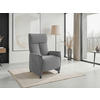 RELAXSESSEL TV CREMONA COMFORT E S1 Chenille Kopfteilverstellung, Fußteilverstellung, Rücken echt    - Anthrazit/Schwarz, Basics, Kunststoff/Textil (76/110/84cm) - Sit & More