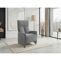 RELAXSESSEL in Textil Anthrazit  - Anthrazit/Schwarz, Basics, Kunststoff/Textil (76/110/84cm) - Sit & More