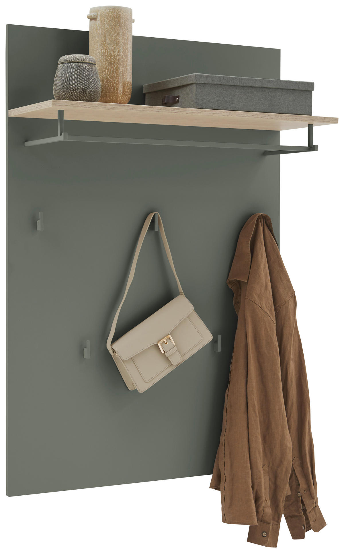 GARDEROBENPANEEL  in 80/115/28 cm  - Grün, Design, Holzwerkstoff (80/115/28cm) - Voleo