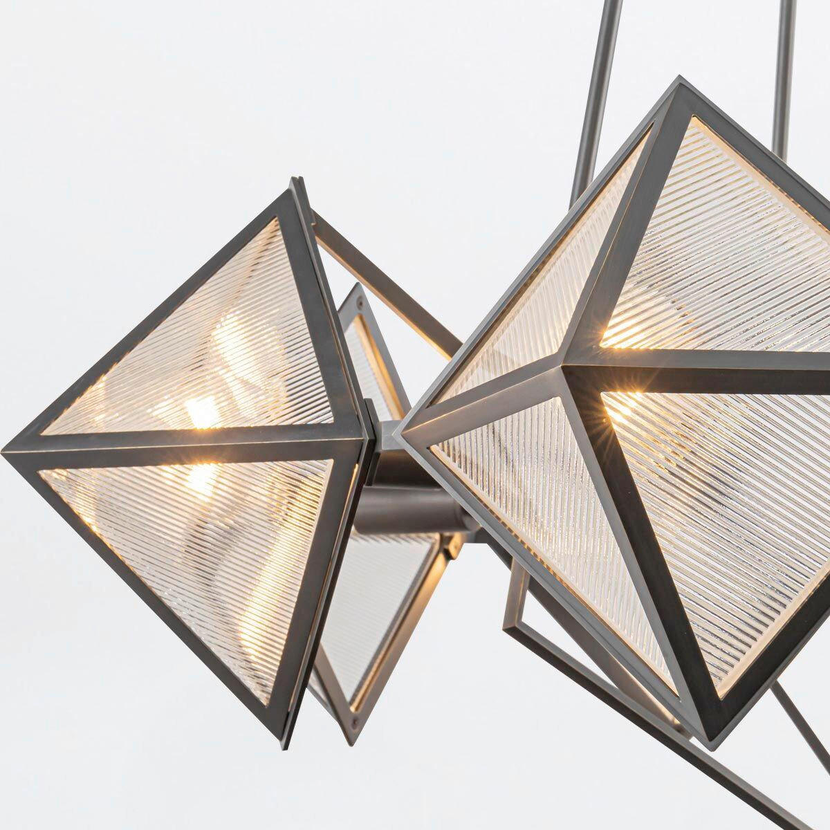 KRONLEUCHTER 29,5/76,2 cm   - Bronzefarben, KONVENTIONELL, Glas/Metall (29,5/76,2cm) - Elstead Lighting