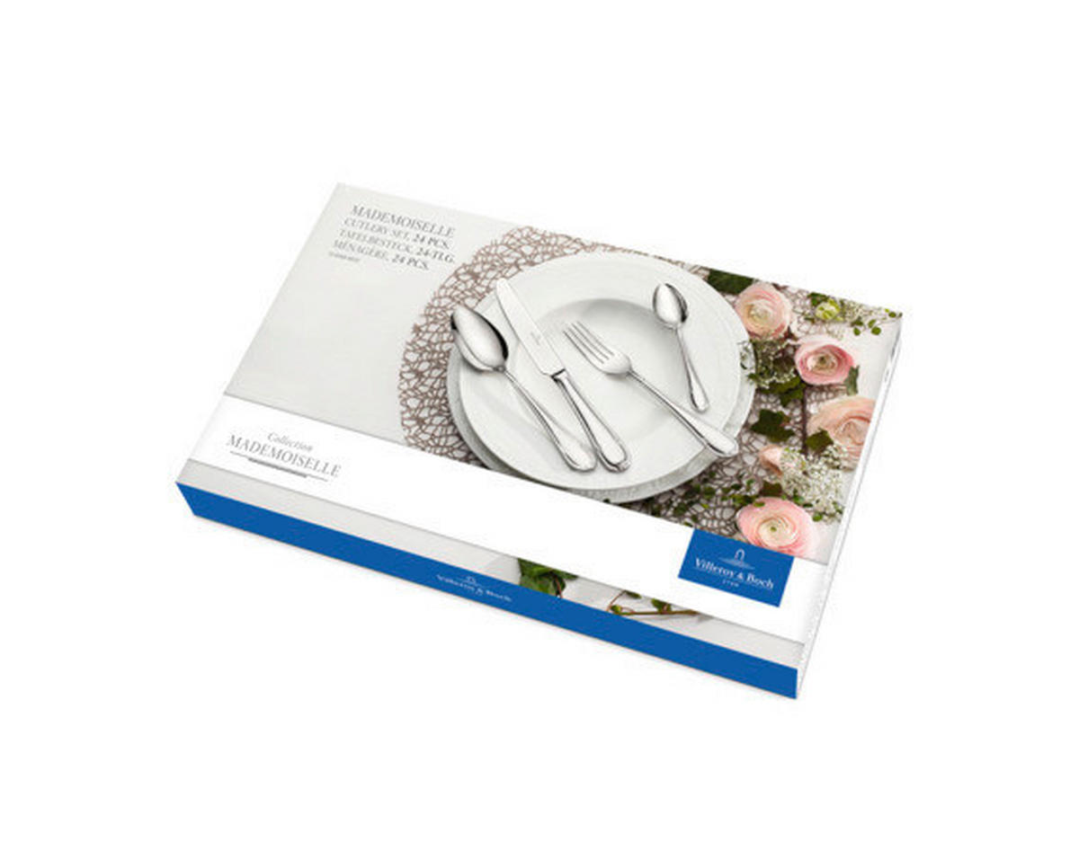 BESTECKSET Mademoiselle 24-teilig Edelstahl  - KONVENTIONELL, Metall - Villeroy & Boch