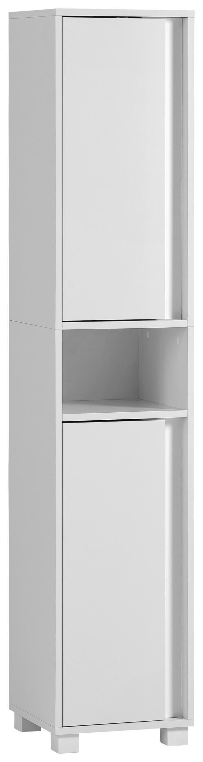 HOCHSCHRANK 32,6/164,7/33,0 cm - Weiß, MODERN, Holzwerkstoff/Kunststoff (32,6/164,7/33,0cm) - MID.YOU