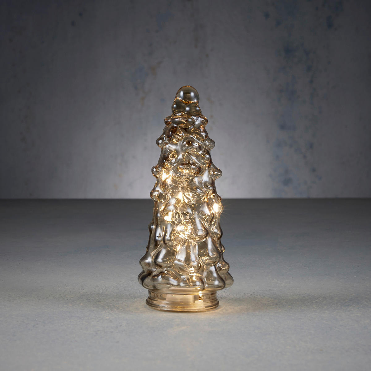 BOŽIČNA FIGURICA - rjava, Basics, steklo (9.5/9.5/21.5cm)