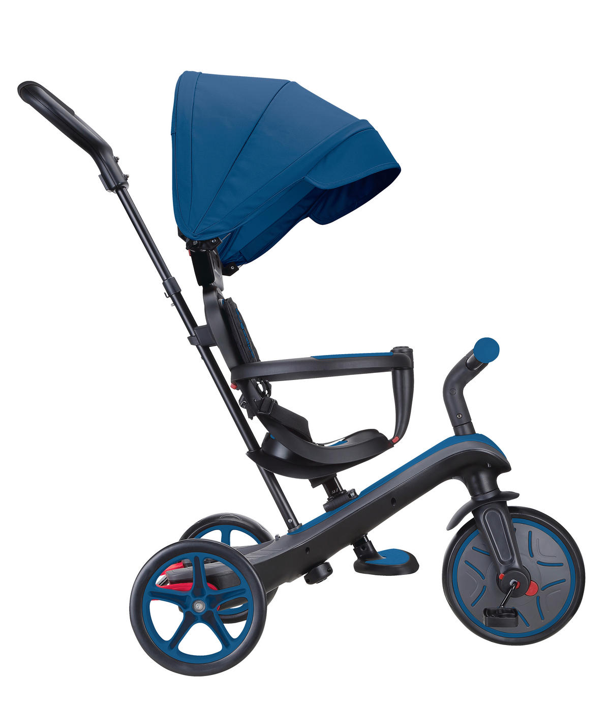 DREIRAD EXPLORER TRIKE 4in1  - Blau, Basics, Kunststoff (95/47/97.5cm) - GLOBBER