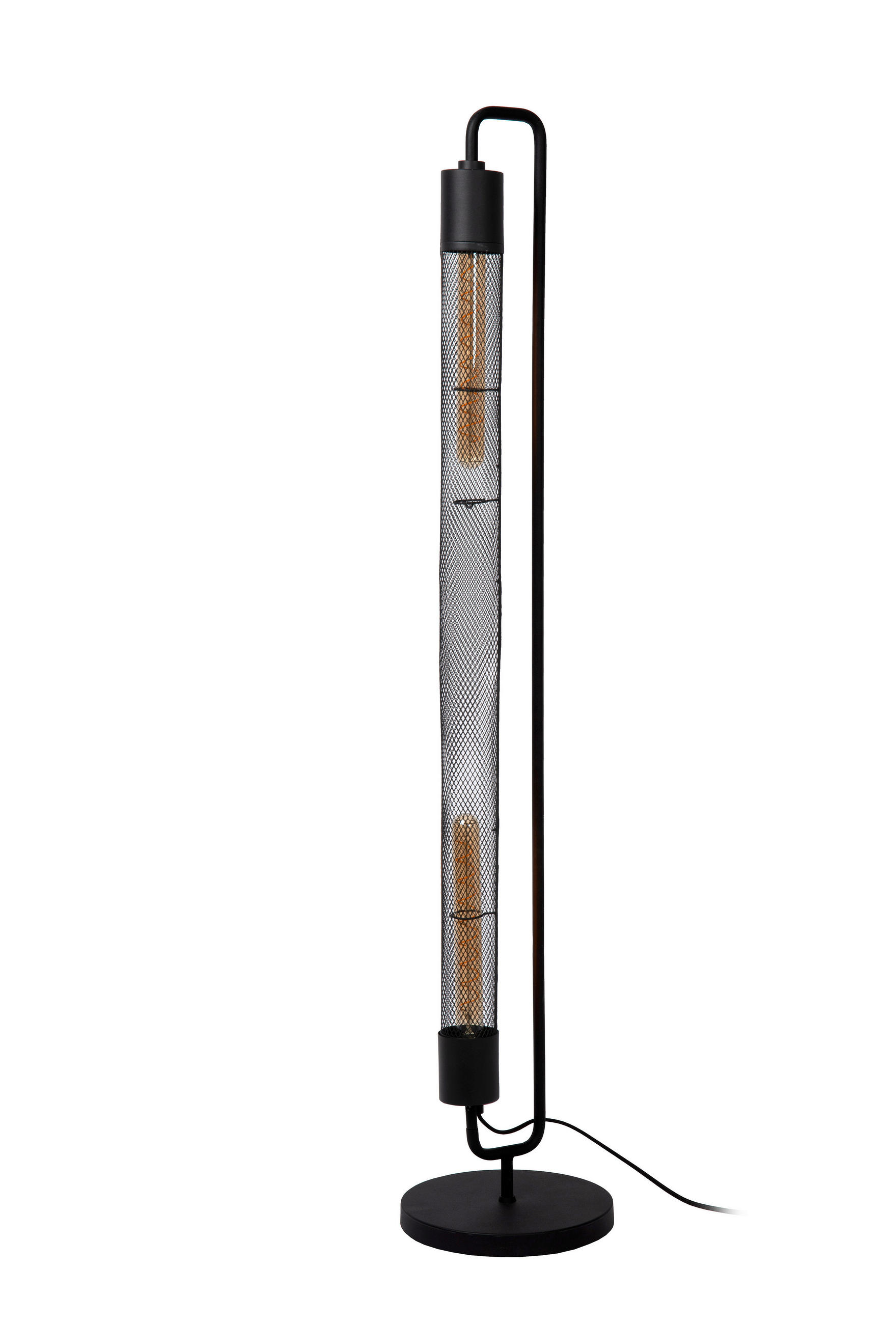 STEHLEUCHTE - Schwarz, Lifestyle, Metall (25/25/130cm) - Lucide