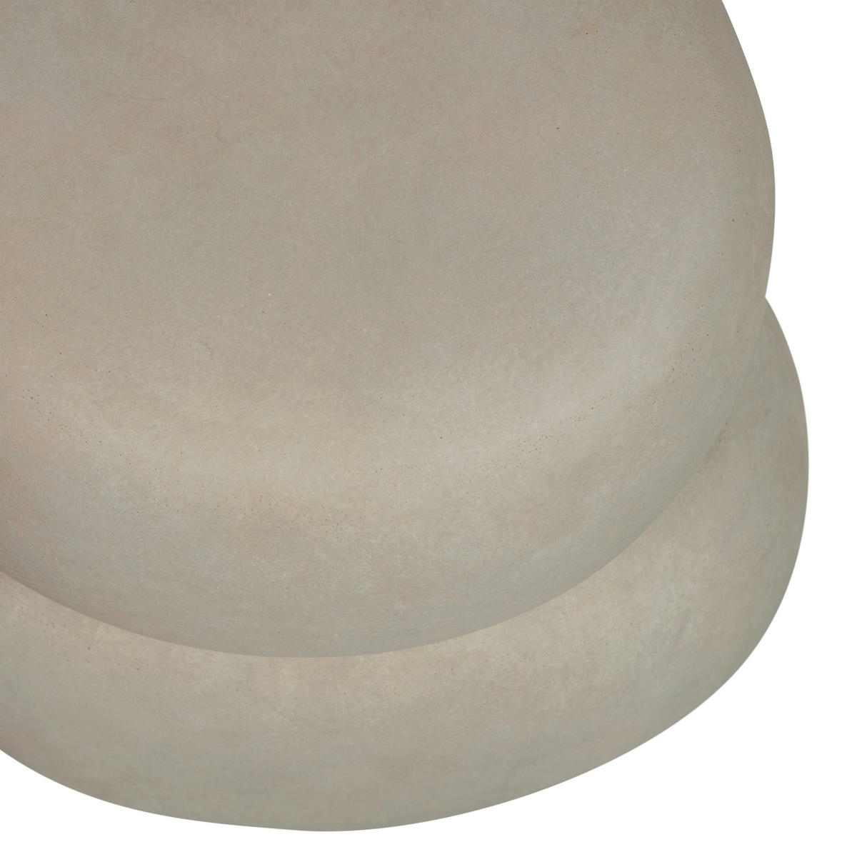 COUCHTISCH Oda Glasfaser 41/35/47 cm organisch Graugrün  - Graugrün, Design, Glas (41/35/47cm) - Livetastic