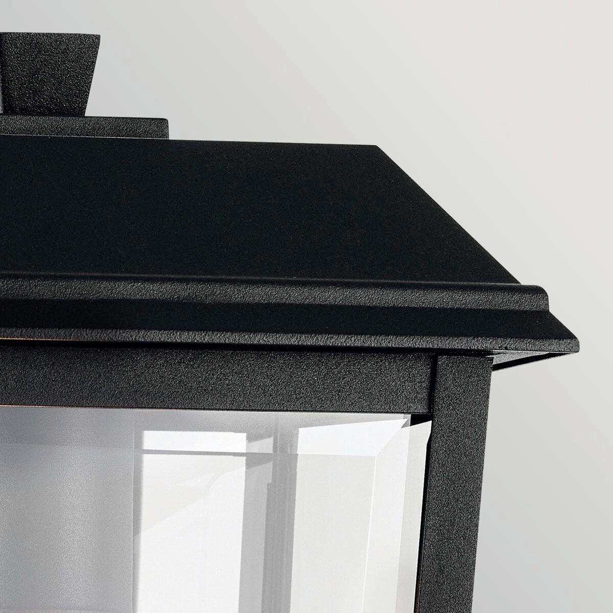 WANDLEUCHTE Kichler 33/18,4/21 cm  - Schwarz, Design, Glas/Metall (33/18,4/21cm) - Elstead Lighting