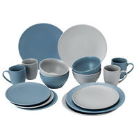 KOMBISERVICE LEIF 16-teilig 4 Personen  - Basics, Keramik (24,9/35,3/29,8cm) - Van Well