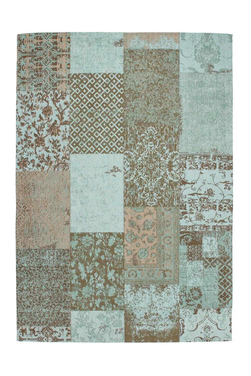 LÄUFER 80/150 cm Symphony 160 Türkis Türkis  - Türkis, KONVENTIONELL, Textil (80/150cm)