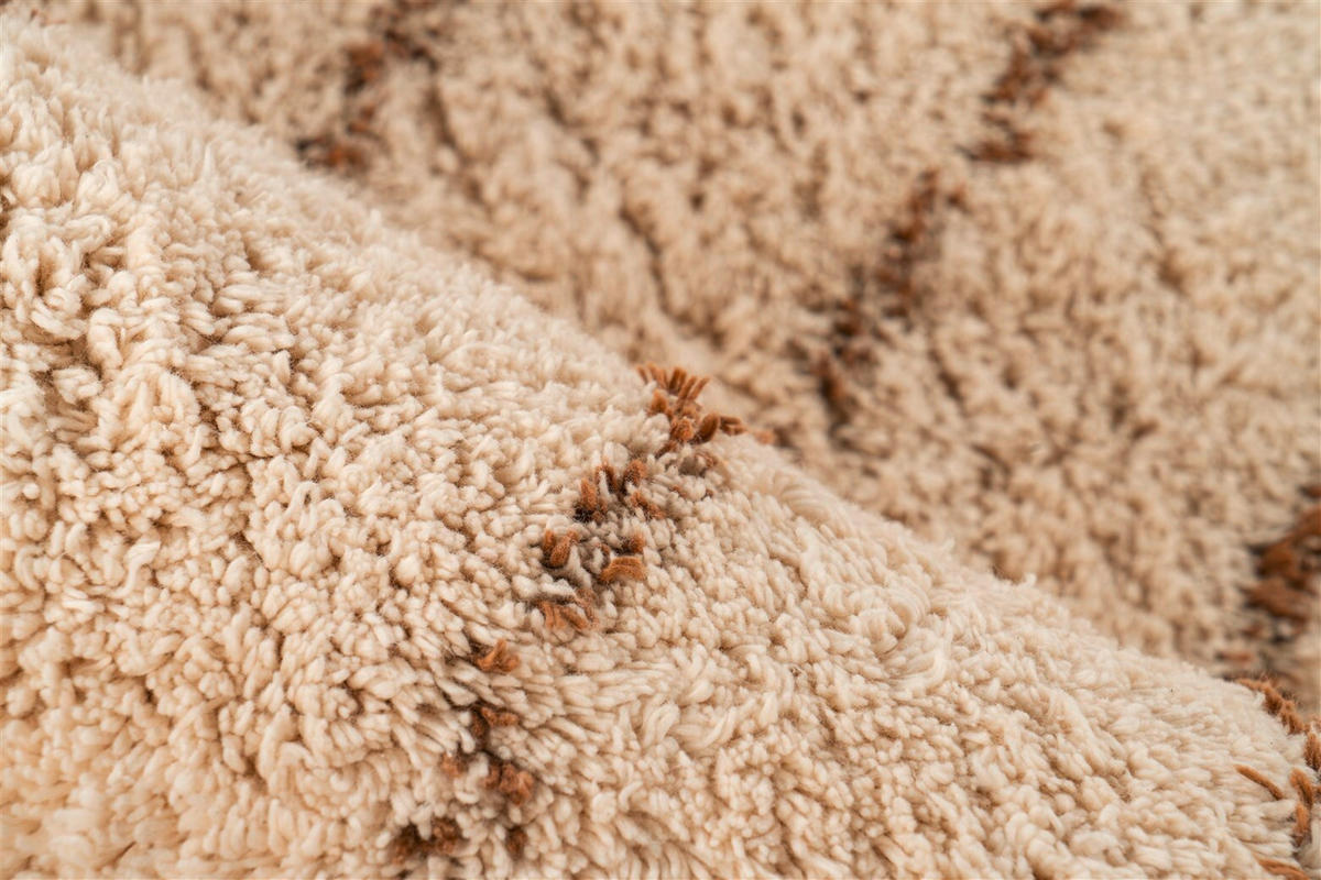 TEPPICH 80/150 cm Mylen 425 Creme / Braun Braun, Creme  - Creme/Braun, KONVENTIONELL, Textil (80/150cm)