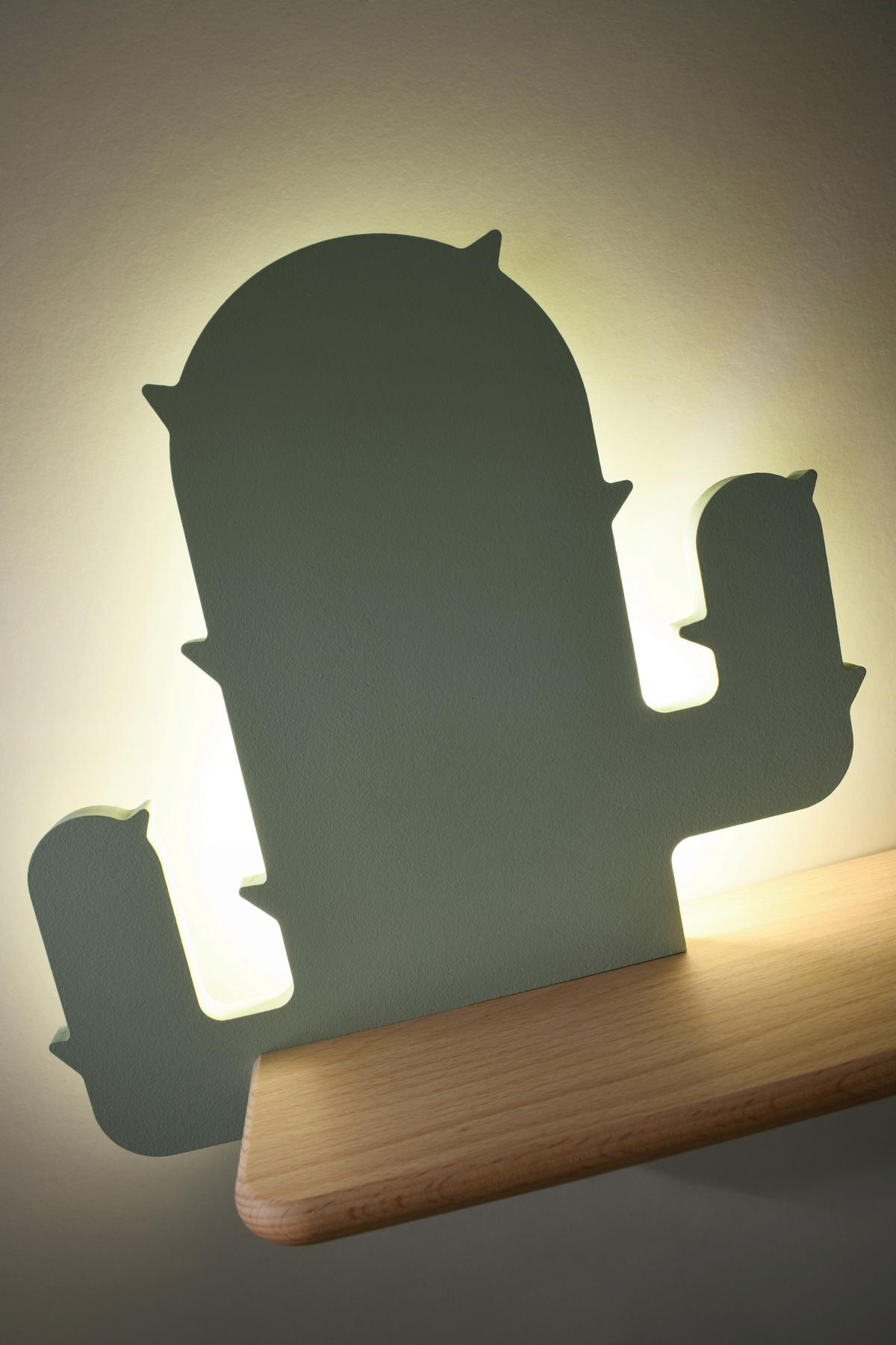 KINDERWANDLEUCHTE 33/12/27.5 cm   - Grün, Basics, Holz/Holzwerkstoff (33/12/27.5cm)