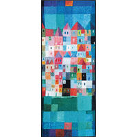 LÄUFER 75/190 cm Colourful Houses Multicolor  - Multicolor, Trend, Kunststoff (75/190cm) - wash+dry