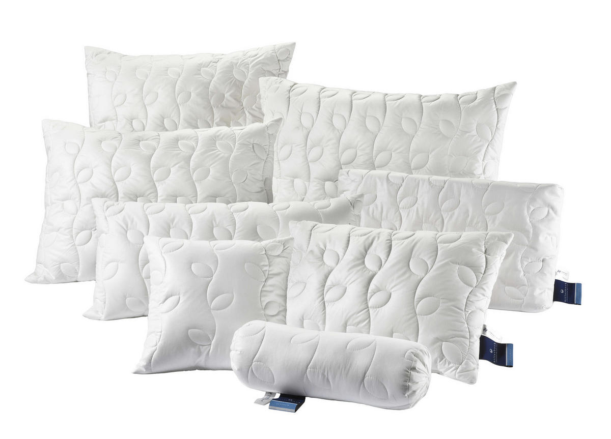 KOPFKISSEN  Belair  40/80 cm       - Weiß, Basics, Textil (40/80cm) - Billerbeck