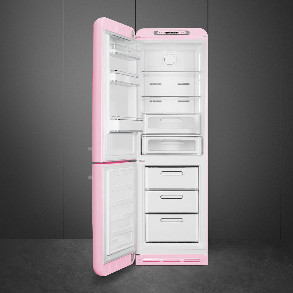 KÜHL-GEFRIER-KOMBINATION 60/196,8/72,8 cm FAB32LPK5  - Pink, Basics, Metall (60/196,8/72,8cm) - SMEG