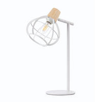 TISCHLEUCHTE 5066 GINGER 48/15/22 cm  - Weiß/Cappuccino, Basics, Kunststoff/Metall (48/15/22cm)