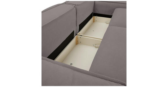 SCHLAFSOFA mit Liegefunktion, Schlafen auf Sitzhöhe, Rücken echt Webstoff Dunkelgrau - Dunkelgrau/Schwarz, KONVENTIONELL, Kunststoff/Textil (256/83/115cm) - Carryhome