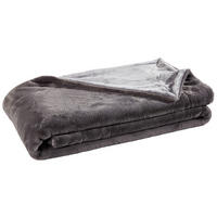 FELLDECKE YUKON 150/200 cm  - Anthrazit, Design, Textil (150/200cm) - Novel