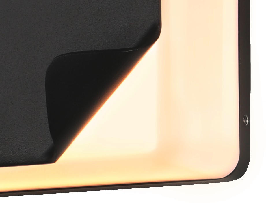 LED-AUßENLEUCHTE 8,9/15,5/15,5 cm   - Schwarz, Design, Metall (8,9/15,5/15,5cm)