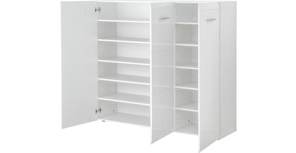 GARDEROBE 5-teilig  in 319/197/36 cm  - Weiß, Design, Holzwerkstoff (319/197/36cm) - Carryhome