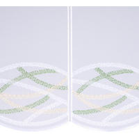 KURZGARDINE 45 cm   - Hellgrün, KONVENTIONELL, Kunststoff (45cm) - Esposa