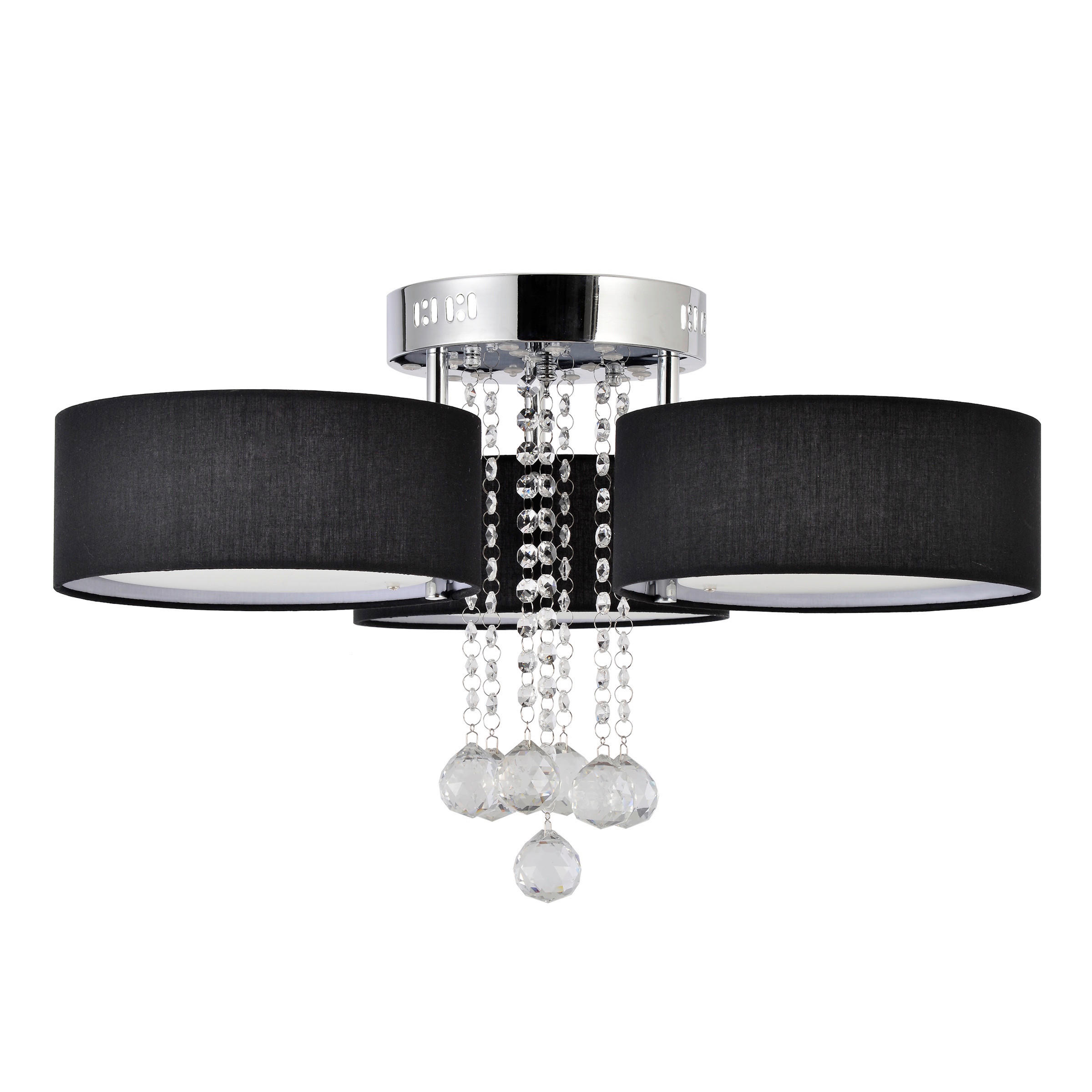 TAKLAMPA Gambela  - svart, Klassisk, metall (35/63.5/63.5cm)