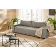 SCHLAFSOFA Webstoff Grau  - Schwarz/Grau, KONVENTIONELL, Kunststoff/Textil (240/72/95cm) - Carryhome