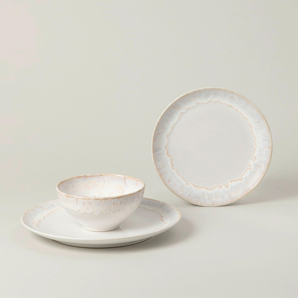 KOMBISERVICE Weiß Taormina 12-teilig 4 Personen  - Weiß, Basics, Keramik - Costa Nova