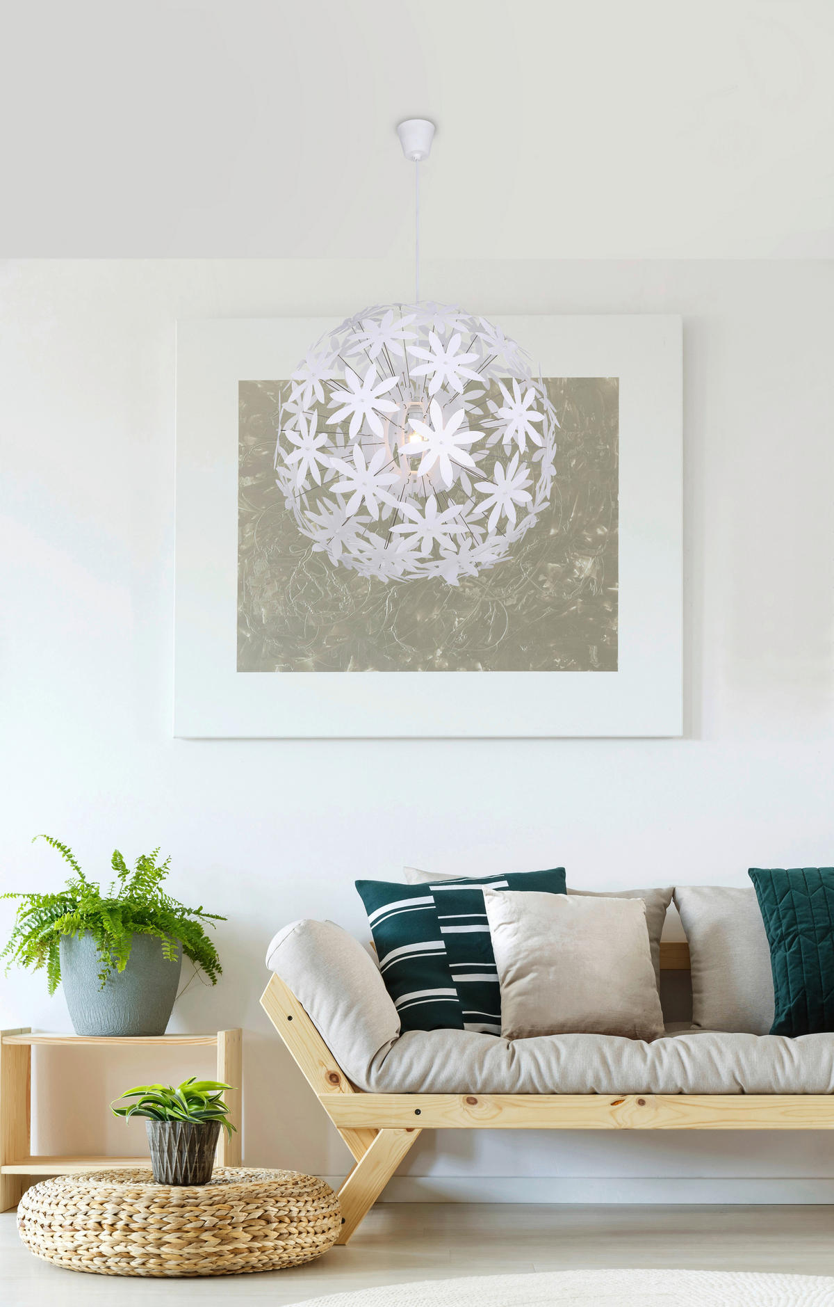 ZÁVĚSNÉ SVÍTIDLO, 60/60/150 cm  - Basics (60/60/150cm) - Globo