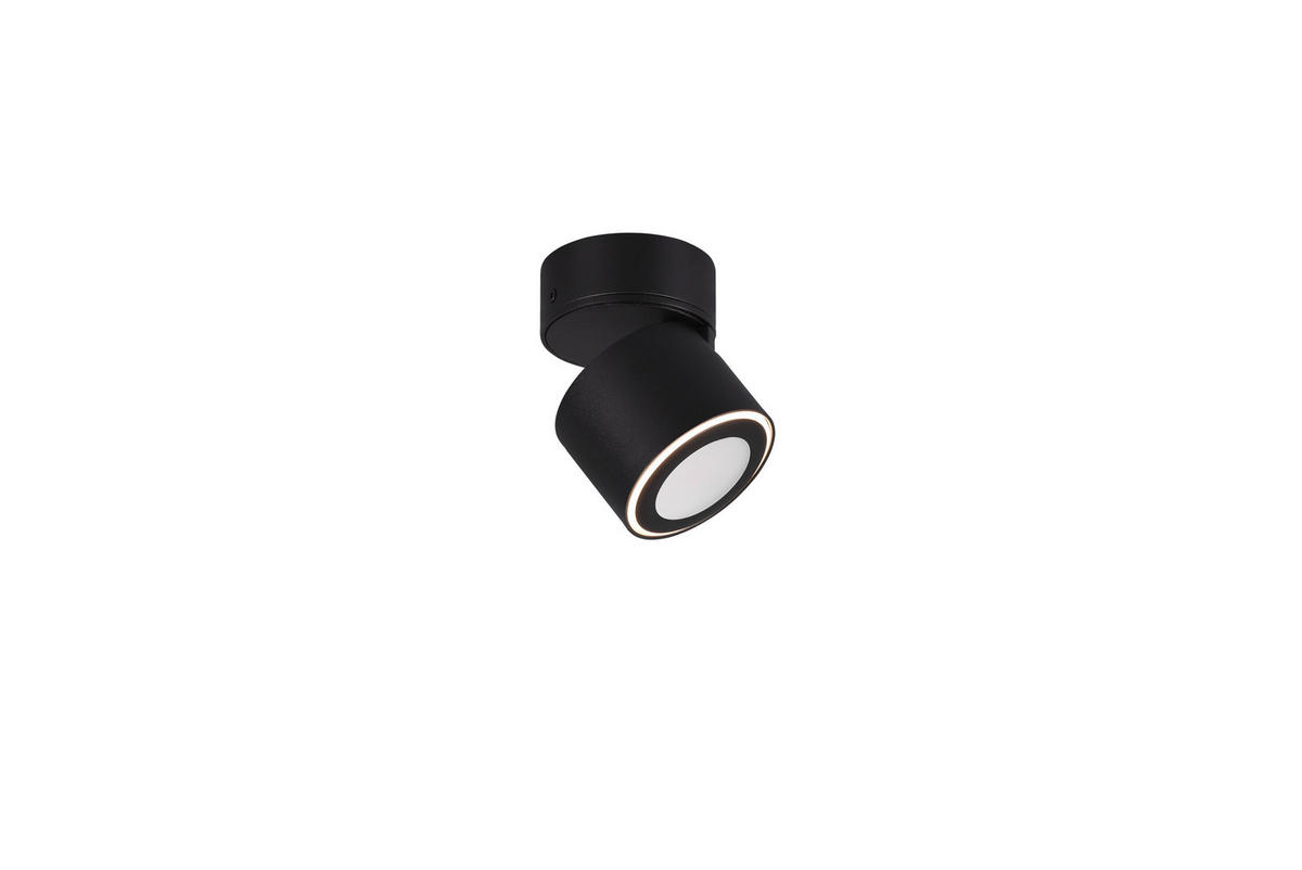 LED-STRAHLER - Schwarz, Trend, Metall (8,7/10,9cm)
