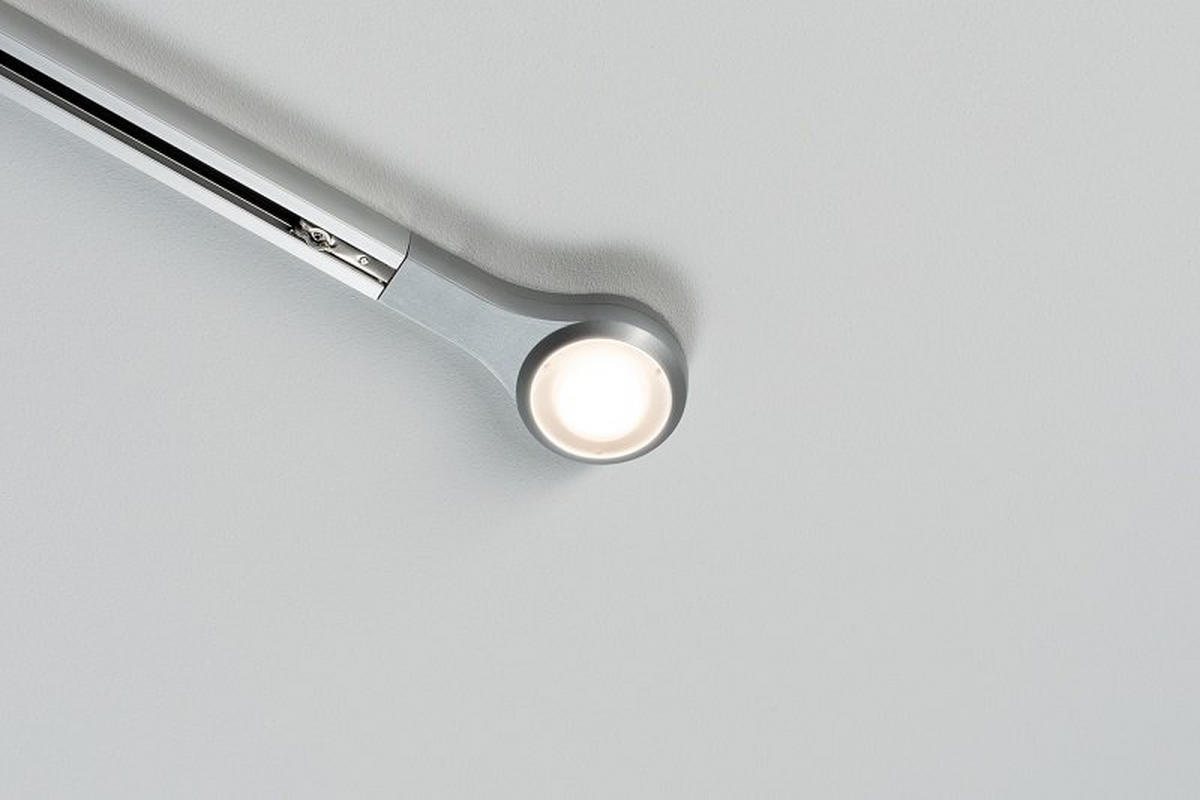 URAIL SCHIENENSYSTEM-ENDKAPPE - Chromfarben, Design, Metall (14,1/2,7/5,7cm) - Paulmann
