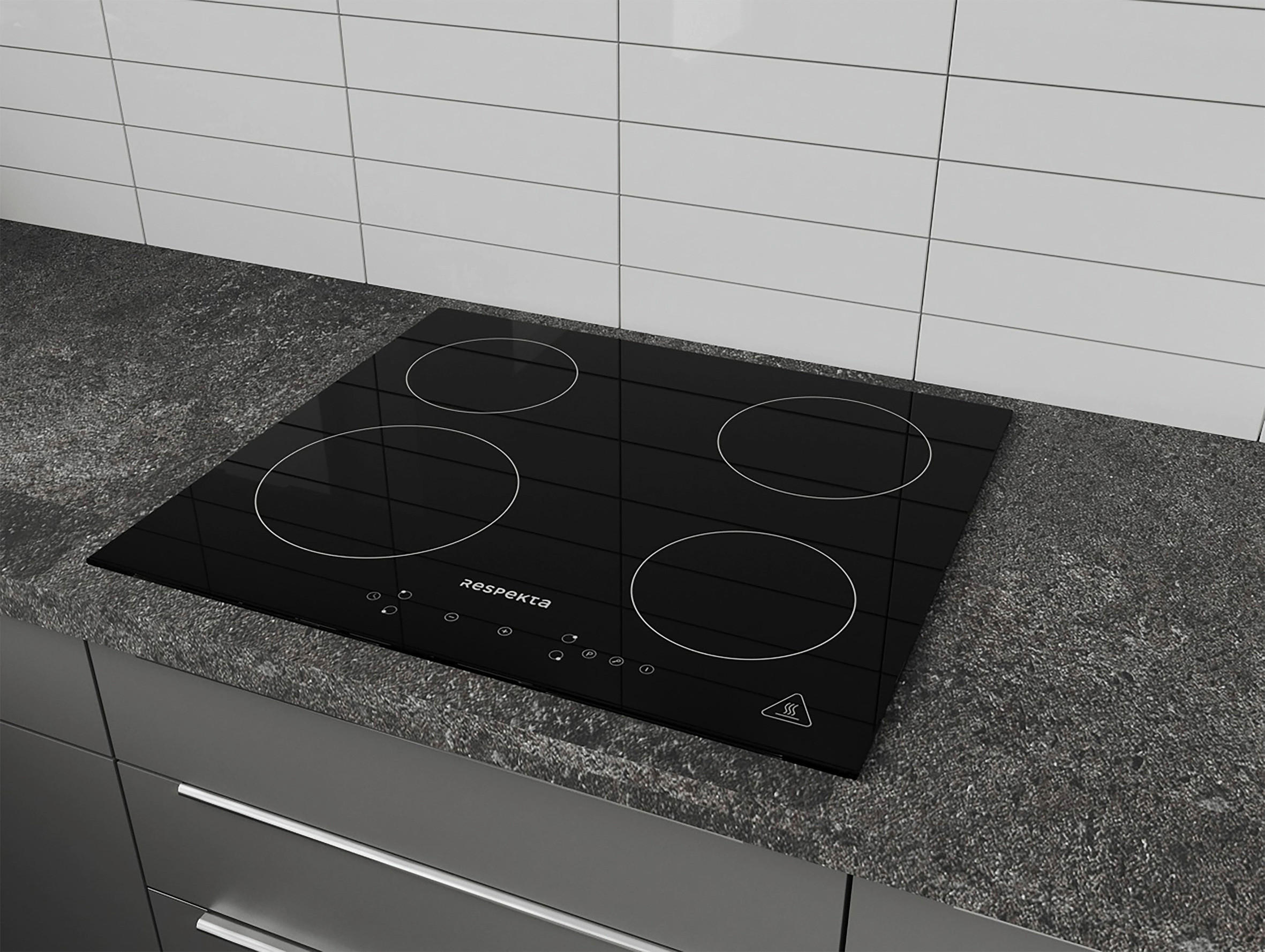 INDUKTIONSHÄLL KM4295I-28  - svart, Trend, glas (59/5,8/52cm) - Respekta
