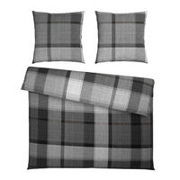 BETTWÄSCHE Flanell 200/200 cm  - Grau, Textil (200/200cm) - Novel