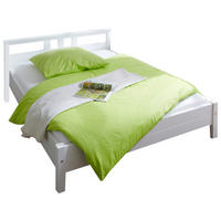 BETT 140/200 cm  in Weiß  - Weiß, KONVENTIONELL, Holz (140/200cm) - MID.YOU