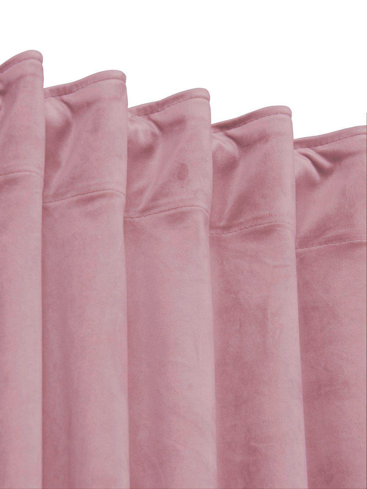 FERTIGVORHANG Verdunkelung  - Rosa, Basics, Textil (135/280cm) - Svanefors