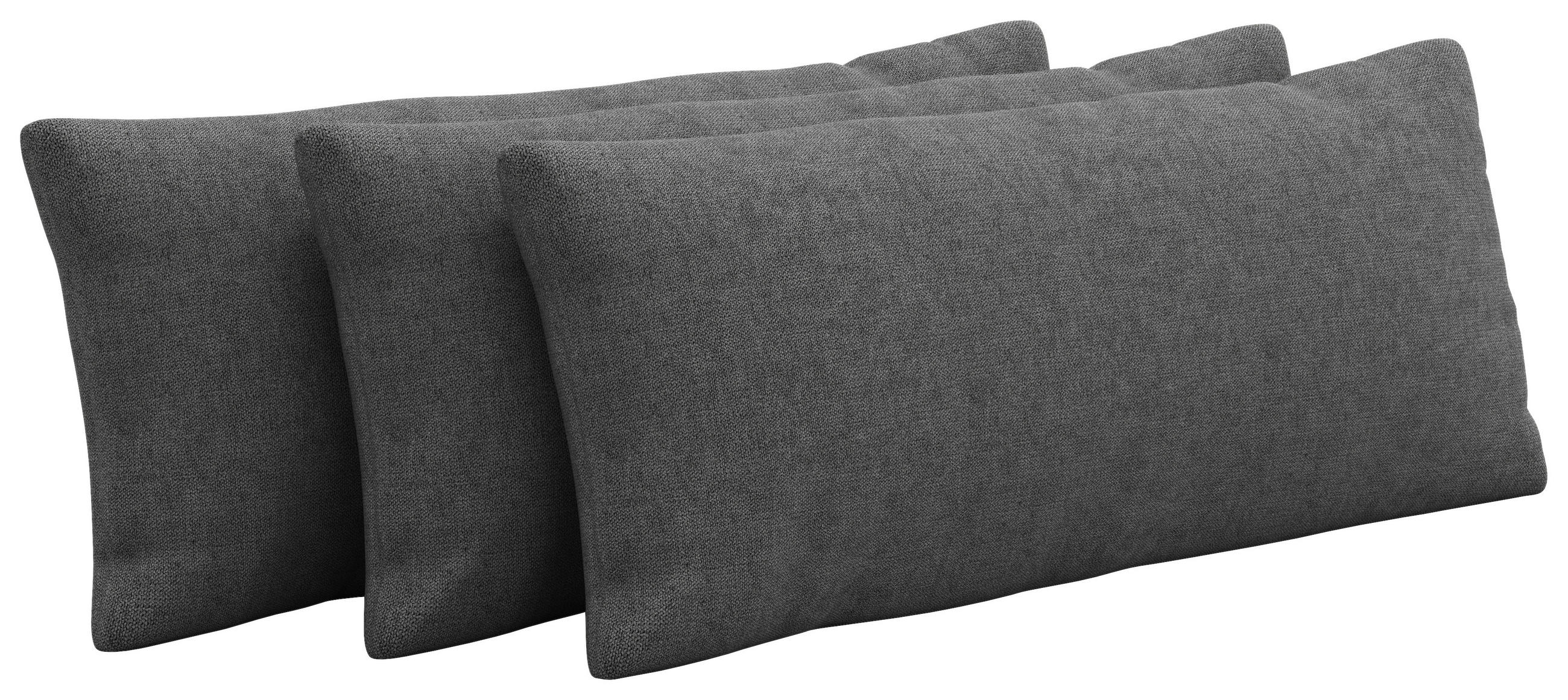 NIERENKISSEN  - Dunkelgrau, KONVENTIONELL, Textil (65/25cm) - Sit & More