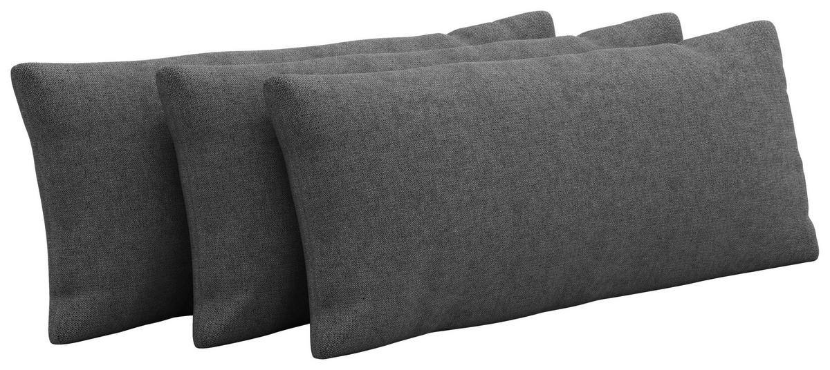 NIERENKISSEN  - Dunkelgrau, Konventionell, Textil (65/25cm) - Sit & More