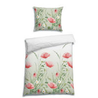 BETTWÄSCHE Seersucker 140/200 cm  - Hellgrün, KONVENTIONELL, Textil (140/200cm) - Florella