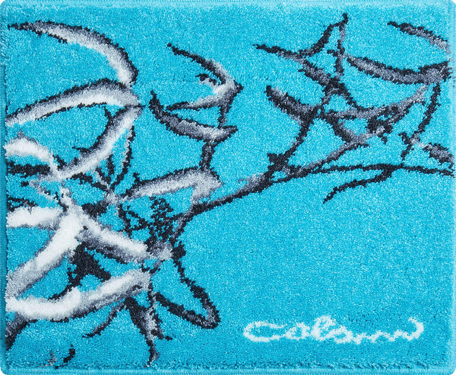 BIDET-VORLEGER Colani 23 Türkis 50/60 cm  - Türkis, Basics, Kunststoff/Textil (50/60cm) - Grund