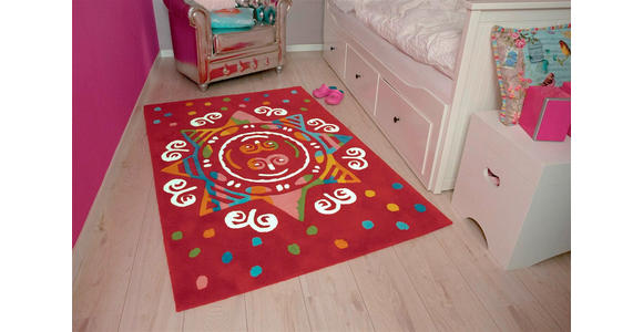 WEBTEPPICH 110/160 cm Rot  - Rot, Basics, Textil (110/160cm) - Novel