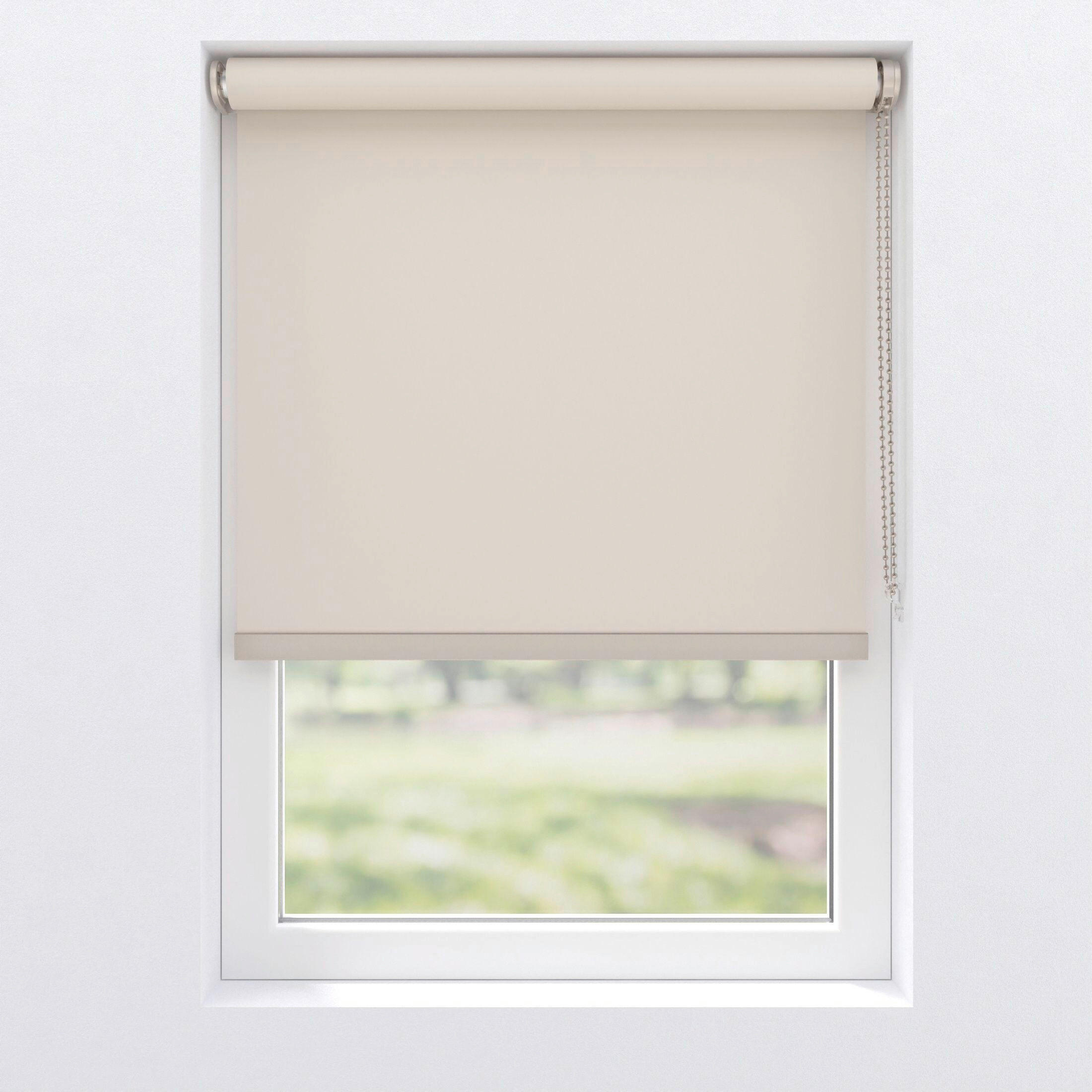 VERDUNKELUNGSROLLO  - Sandfarben, Basics, Textil (240/190cm)