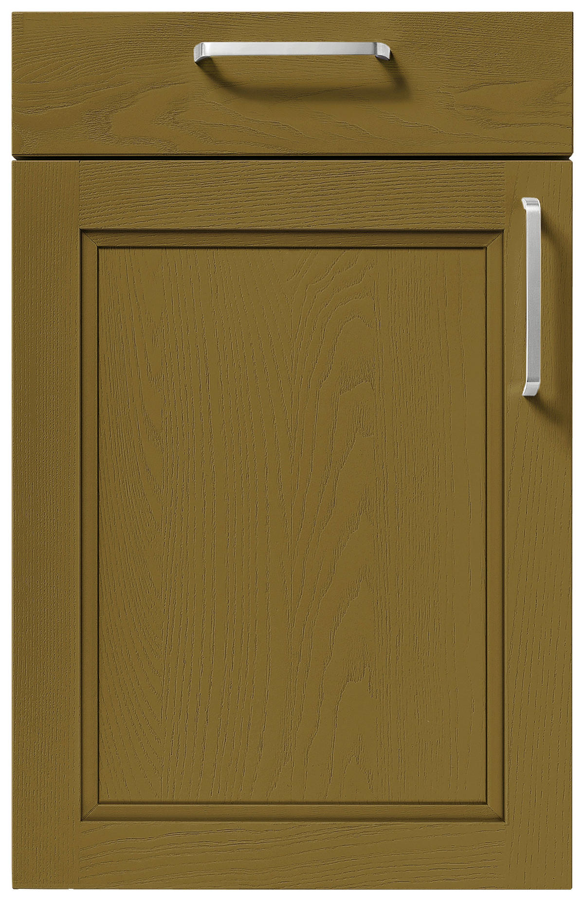EINBAUKÜCHE FRIDA SATIN  - Salbeigrün, Basics, Holzwerkstoff - Novel