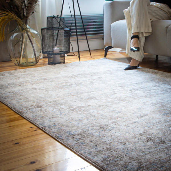 VINTAGE-TEPPICH 120/170 cm My Everest Cappuccino  - Cappuccino, Basics, Textil (120/170cm) - Obsession