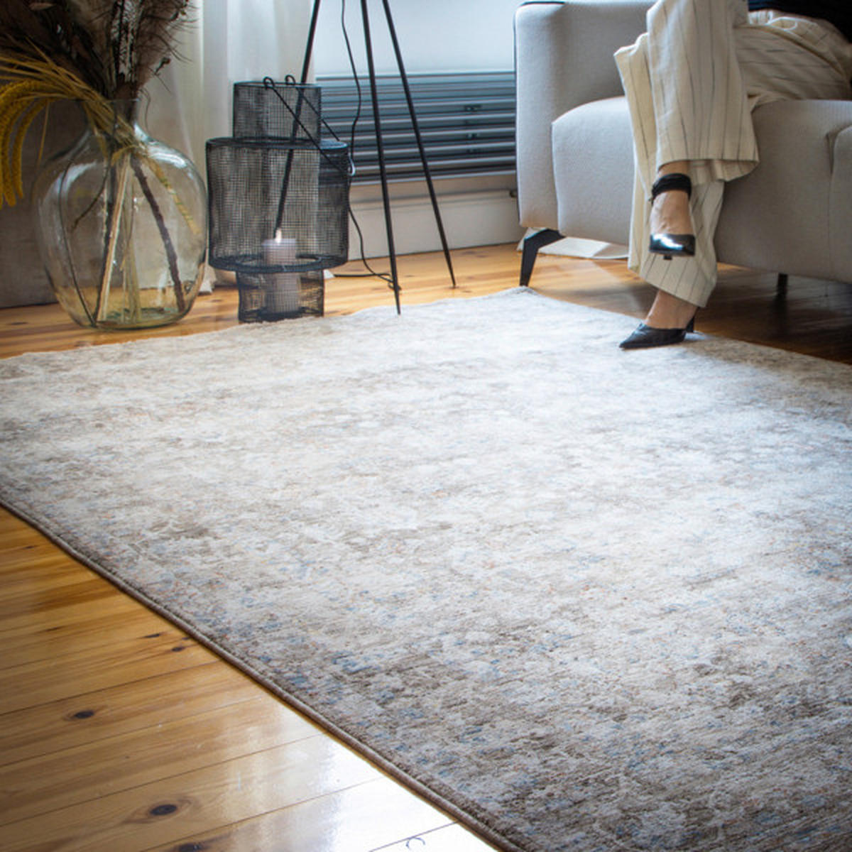 VINTAGE-TEPPICH 120/170 cm My Everest Cappuccino  - Cappuccino, Basics, Textil (120/170cm) - Obsession