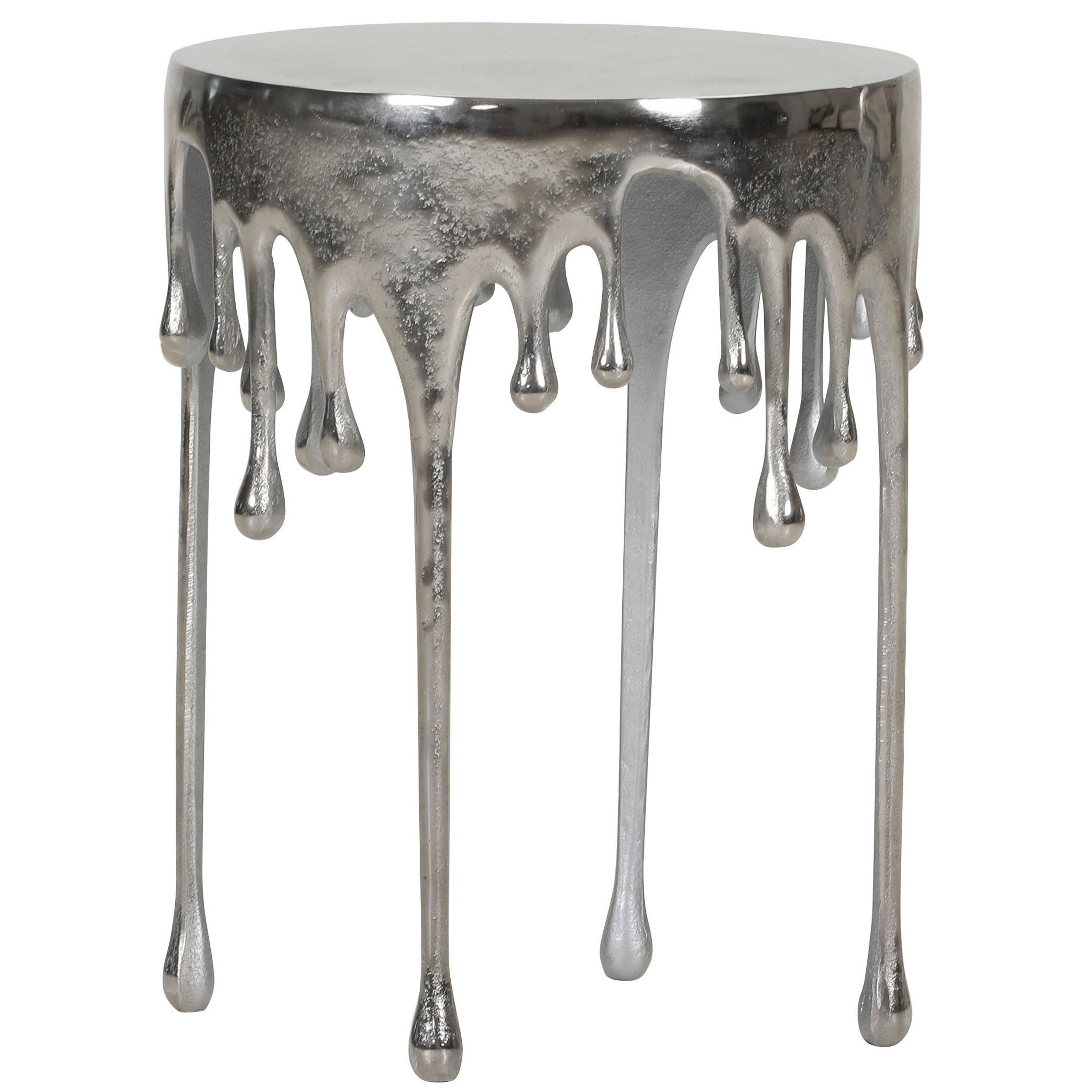 SIDOBORD i metall 38/38/50 cm  - silver, Modern, metall (38/38/50cm) - Ambia Home