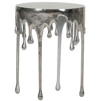 BEISTELLTISCH in Metall 38/38/50 cm  - Silberfarben, MODERN, Metall (38/38/50cm) - Ambia Home