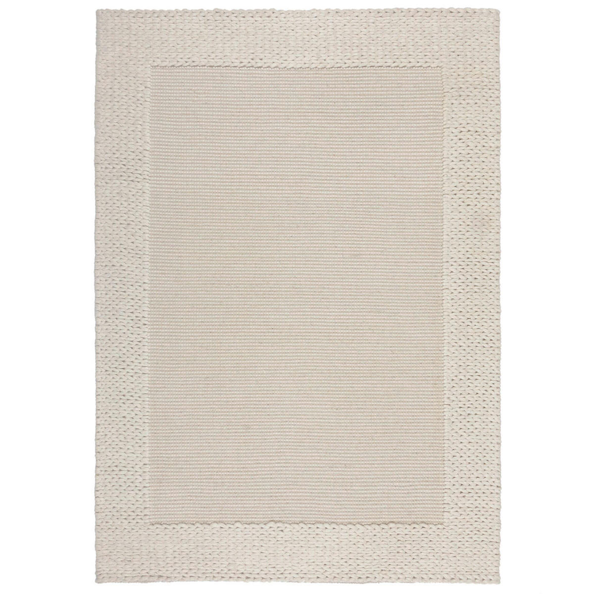 WOLLTEPPICH 200/290 cm Rue Plait Creme  - Creme, Basics, Textil (200/290cm) - Xora