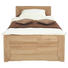 BETT Wildeiche massiv 120/200 cm - Eichefarben, KONVENTIONELL, Holz/Holzwerkstoff (120/200cm) - VENDA