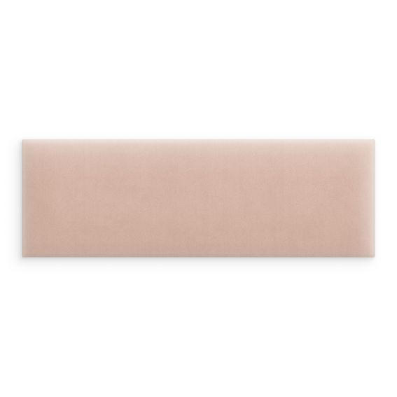 WANDPANEEL 90/30/2.5 cm  - Hellrosa, Basics, Kunststoff/Textil (90/30/2.5cm)
